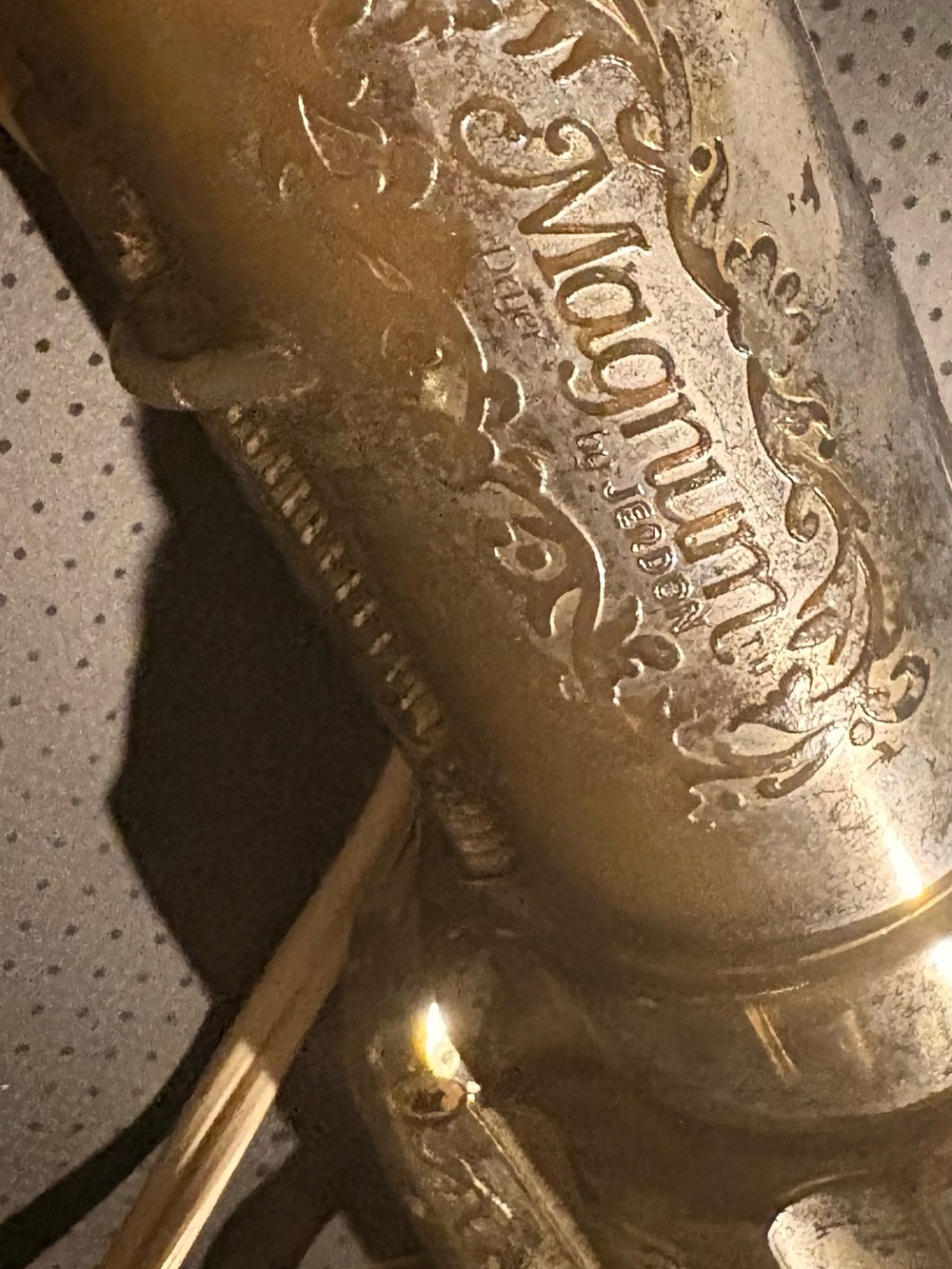 Vintage 1981 Jerdon 357 Magnum novelty blow dryer - rare chrome, collectors item